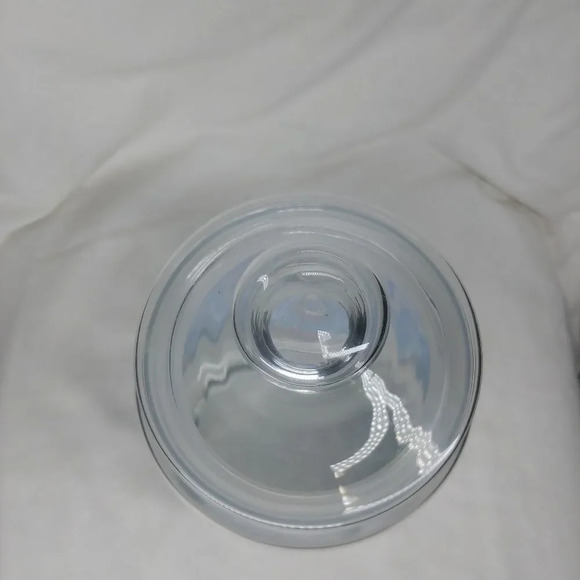 Vintage Arcopal Glass Cookie Jar with Lid designed Marc Palluy Primeur  1980s - Picture 4 of 7